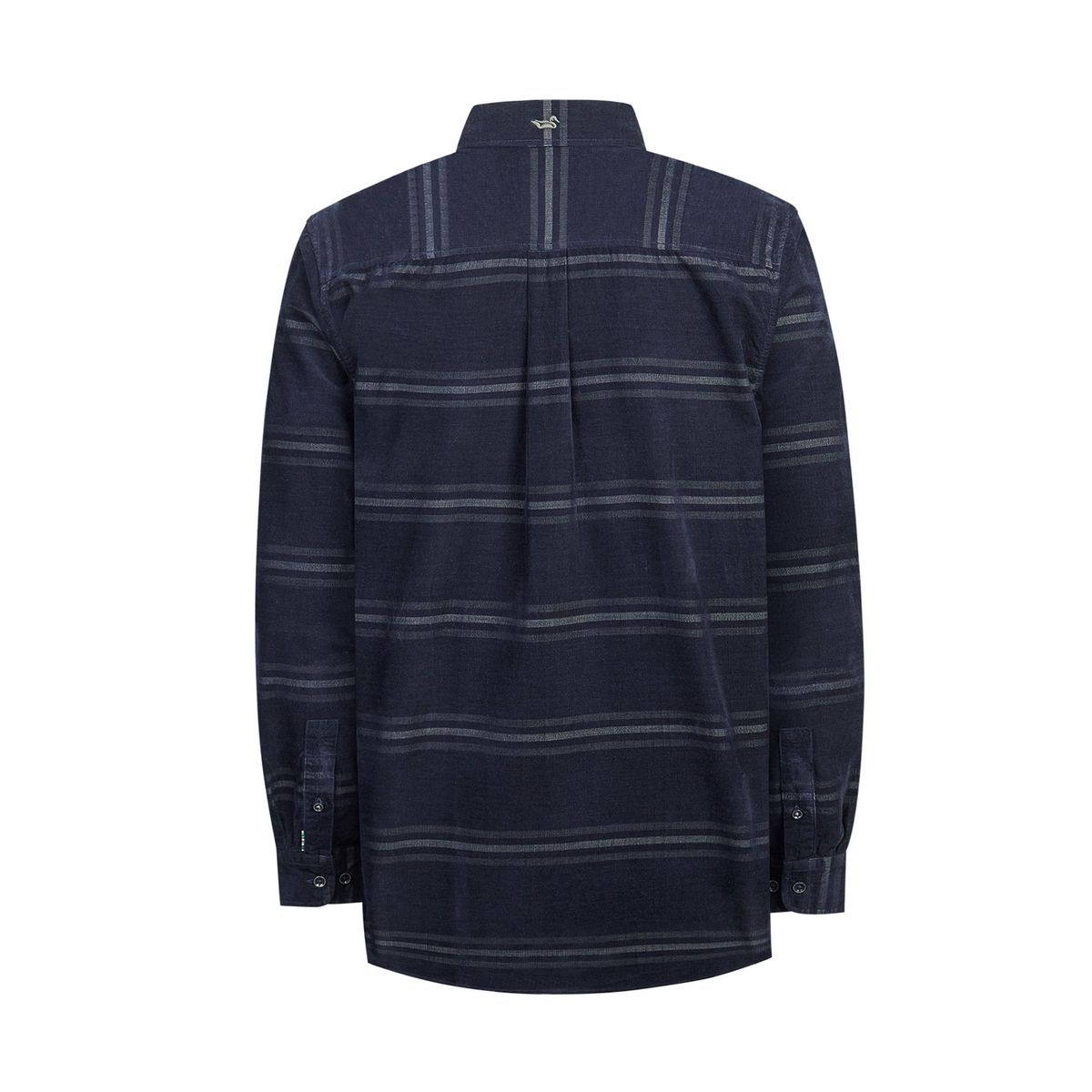 ROCKFORD - Camisa Algodón Orgánico Hombre Tartancord Azul ROCKFORD