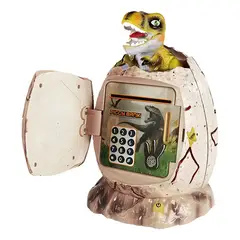 GENERICO - Alcancía huevo de dinosaurio con contraseña