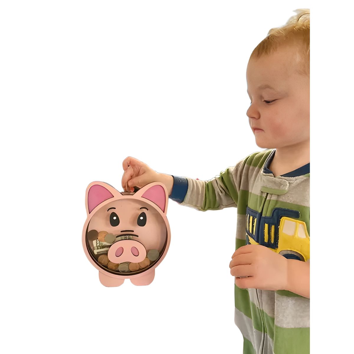 GENERICO - Alcancía chanchito de madera personalizada