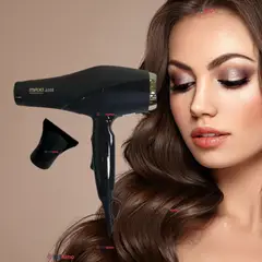 LINE - Secador De Pelo Cabello Premium Profesional 3000W Maxi-8008 Negro