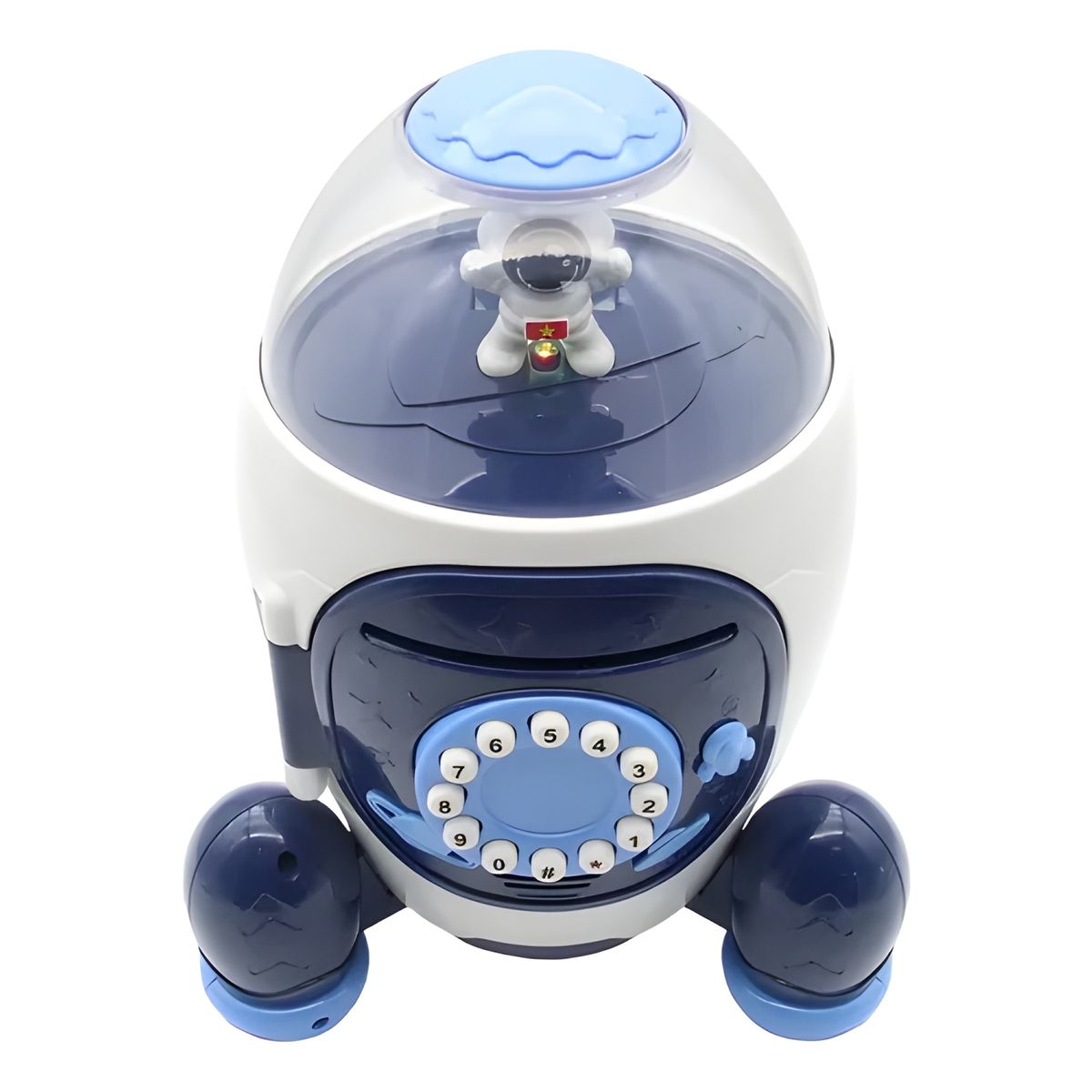 GENERICO - Alcancía espacial con contraseña azul