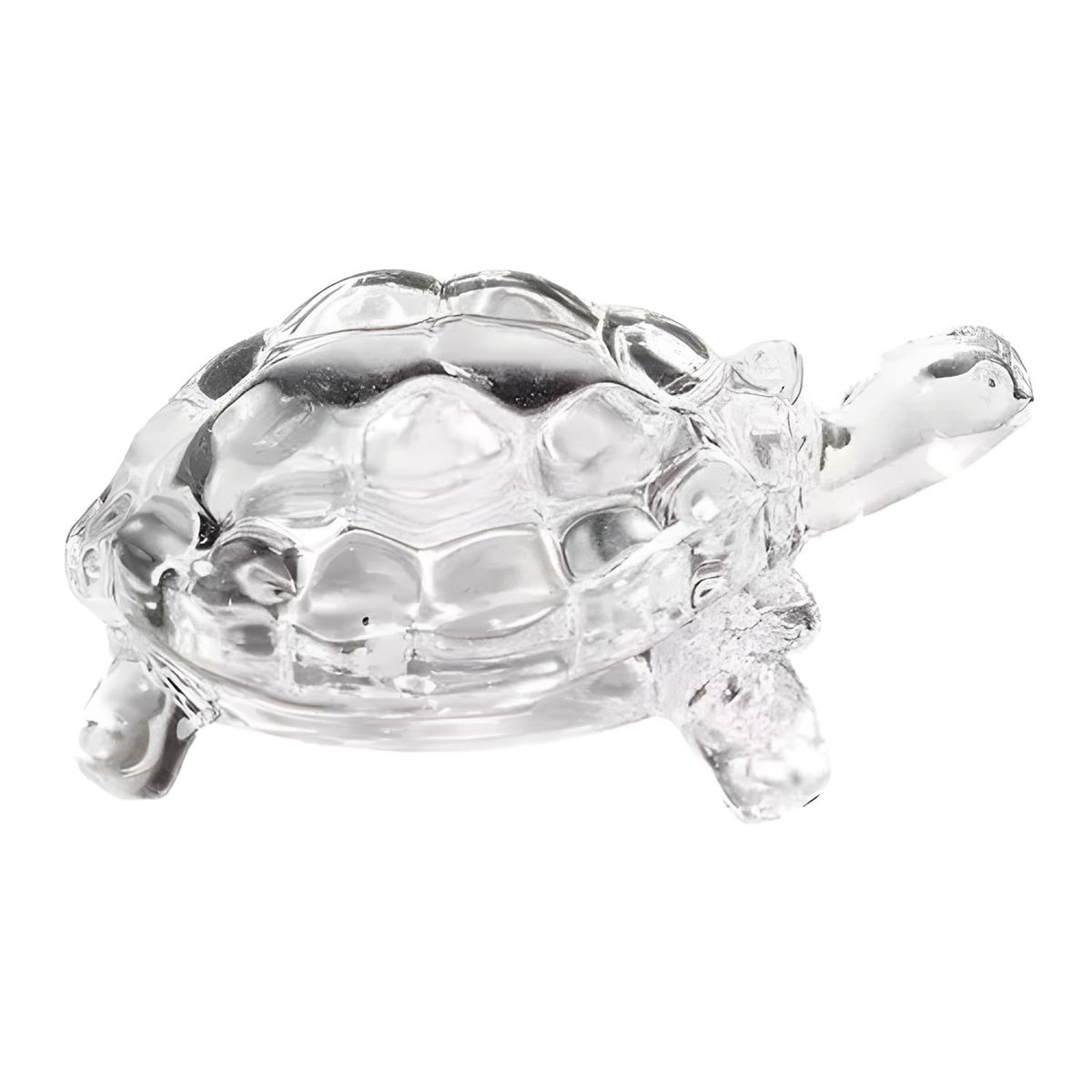 GENERICO - Figura decorativa tortuga de cristal transparente
