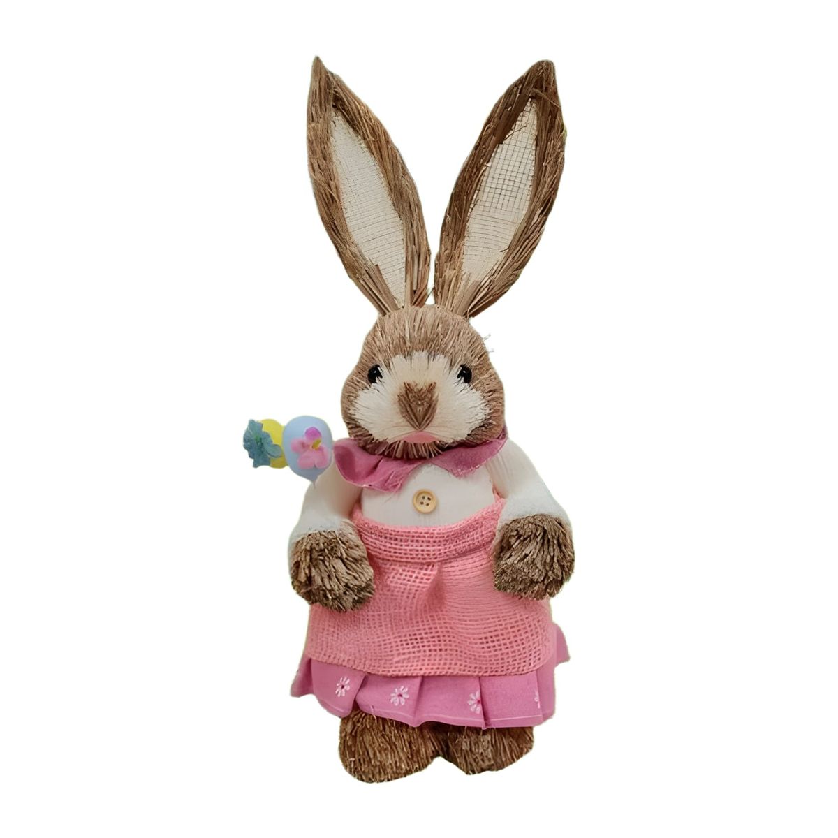 GENERICO - Figura decorativa conejo de pascua campestre