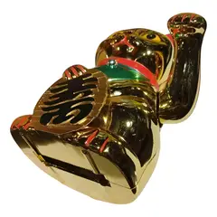 GENERICO - Gato chino de la suerte brazo móvil dorado