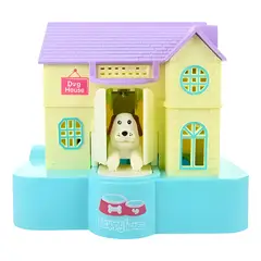 GENERICO - Alcancía perrito traga monedas celeste