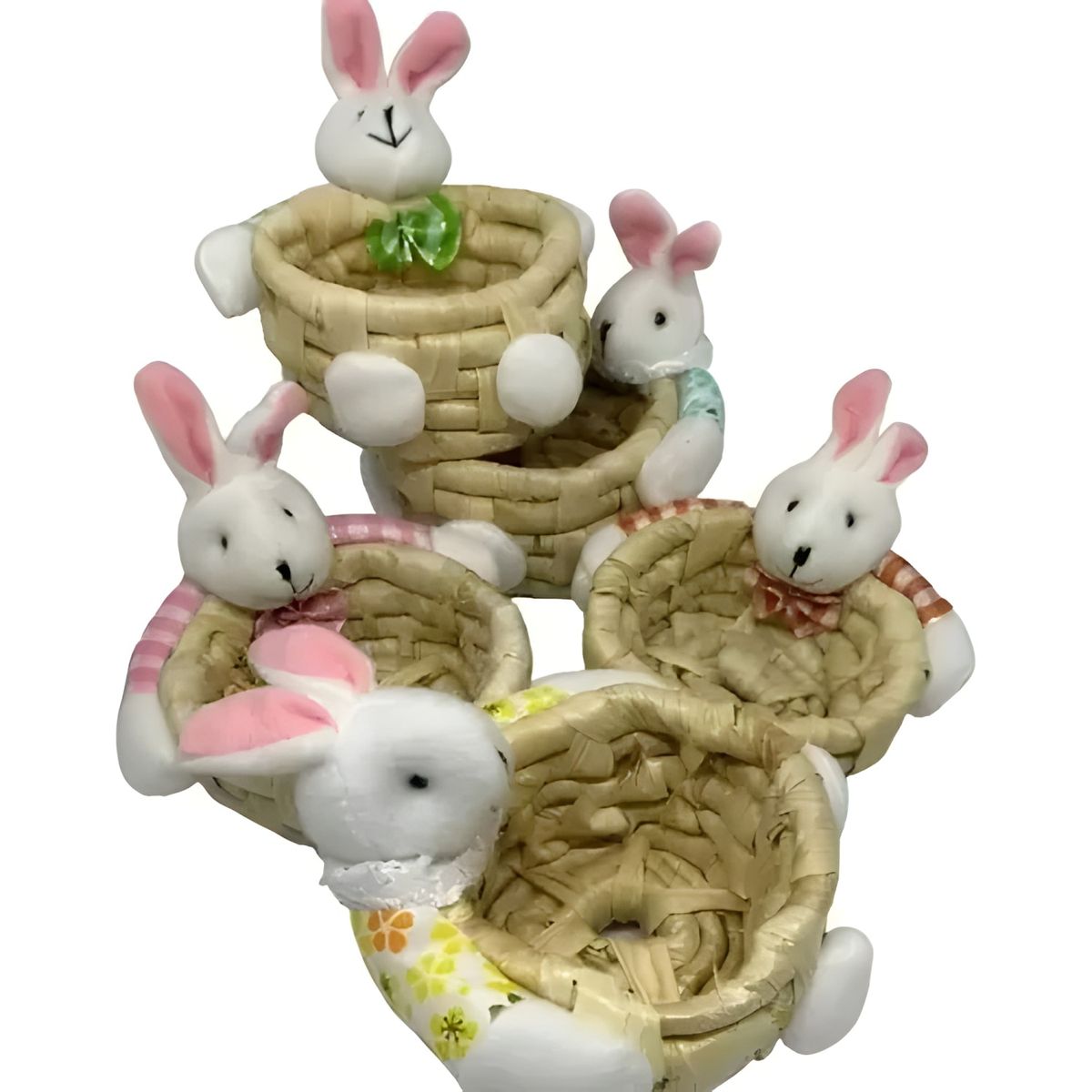 GENERICO - Cestas de Pascua para niños pack 12 unidades surtido