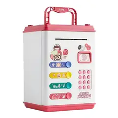 GENERICO - Alcancía infantil con huella y succión de billetes