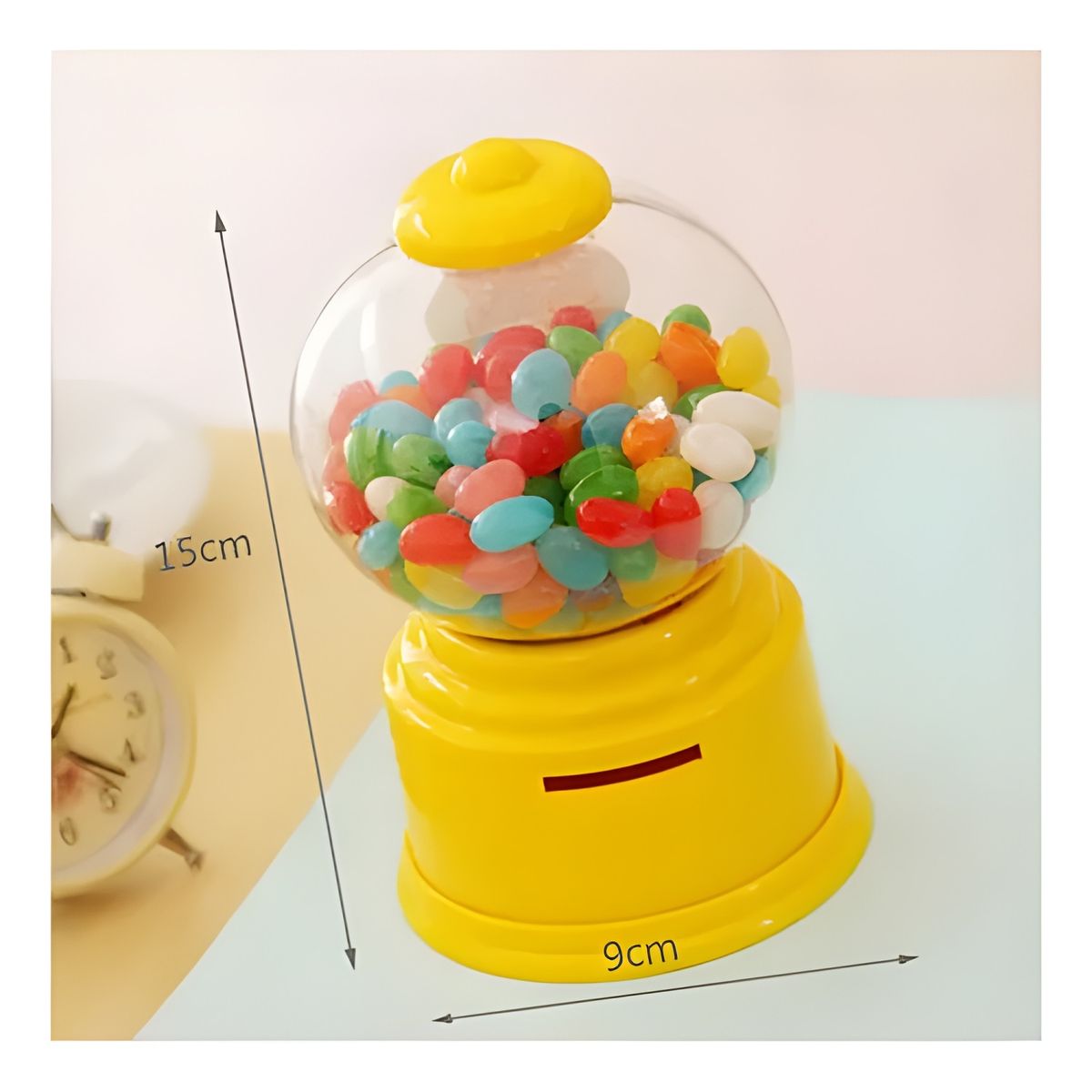 GENERICO - Alcancía dispensador dulces tipo máquina pack 2