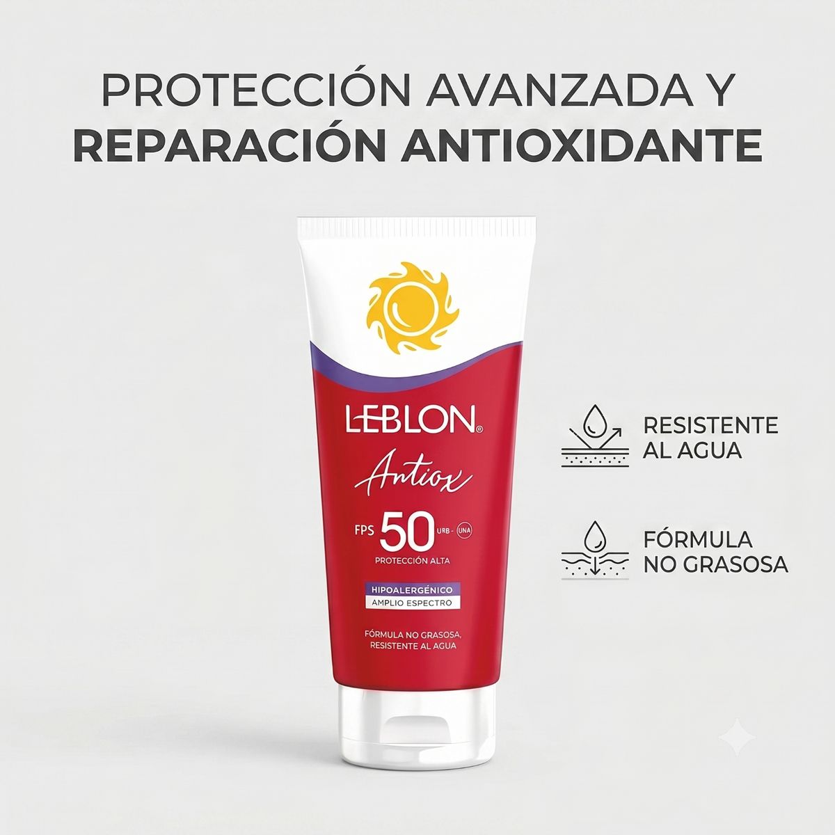 LEBLON - Bloqueador Leblon Antioxidante FPS50 190gr