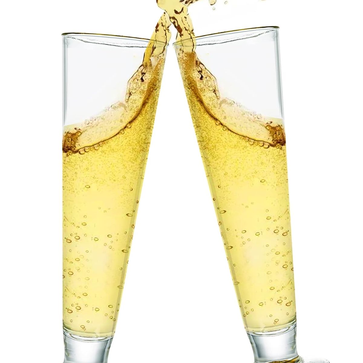 GENERICO - Copa Acrilica Estilo Flauta Para Eventos 400ml Unidad Elegante