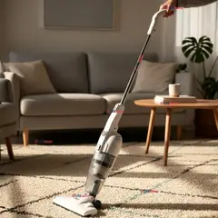 RAF - Aspiradora Vertical 2 en 1 Ciclónica Portátil Alta Potencia 600W 50HZ Filtro Dual