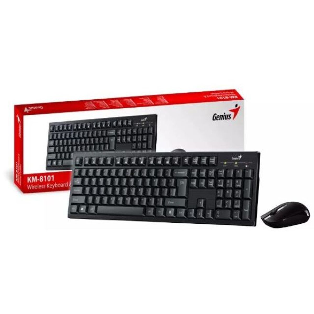 GENIUS - Combo Teclado Mouse - Genius Km-8101 - Inalambrico Español
