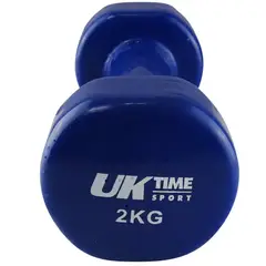 UK TIME - MANCUERNA HEXAGONAL VINILO COLORES 2KG