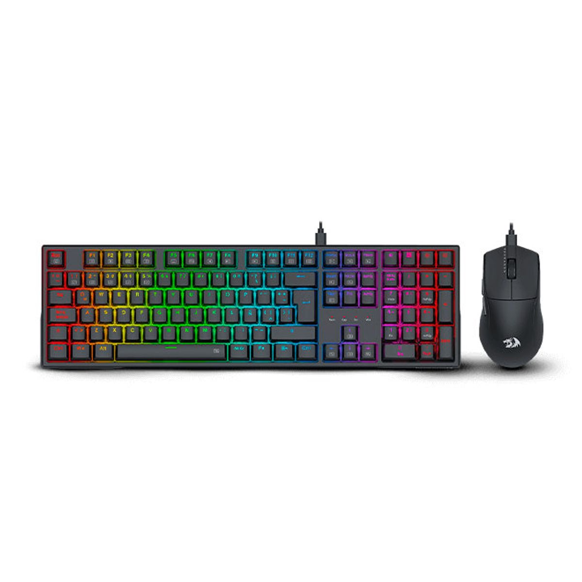 REDRAGON - Combo Gamer Teclado + Mouse - Redragon S146 - Cableado