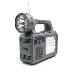 GENERICO - Radio de Emergencia Multifuncional GCS-2301 - Linterna Pro, Power Bank y Carga Solar