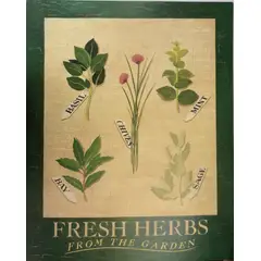 DECO - Lámina de Arte - HERBS FROM THE GARDEN 40x50 cm