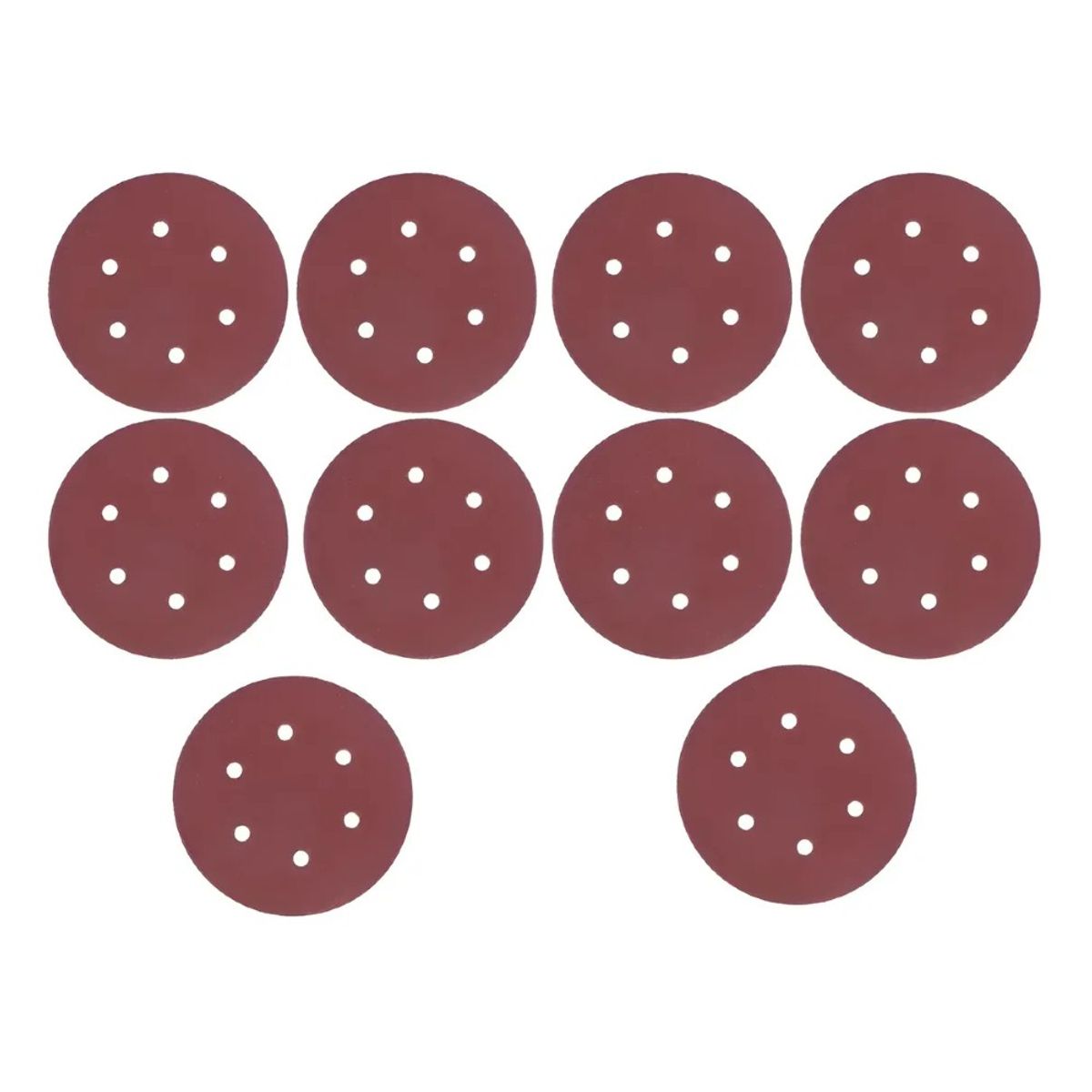 GENERICO - 10x Discos De Lijas Orbital De 9 Pulgadas 225mm Grano 120