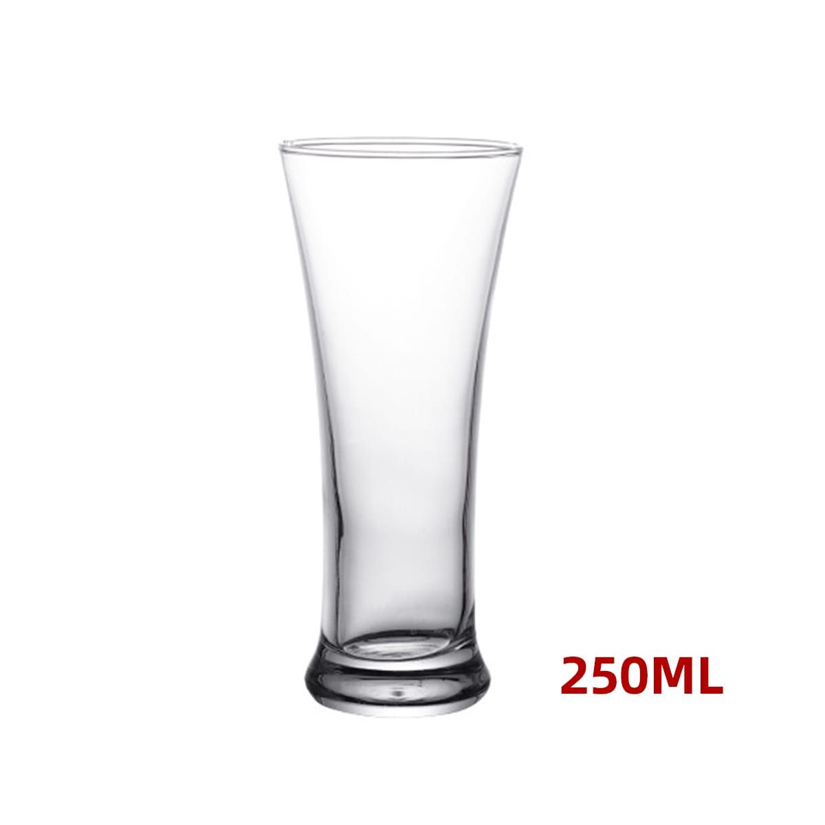 GENERICO - Vaso Shopero De Plastico Transparente 250ml Para Cerveza Unidad