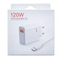 GENERICO - Cargador 120w Usb A Tipo C Pd Carga Rápida + Cable