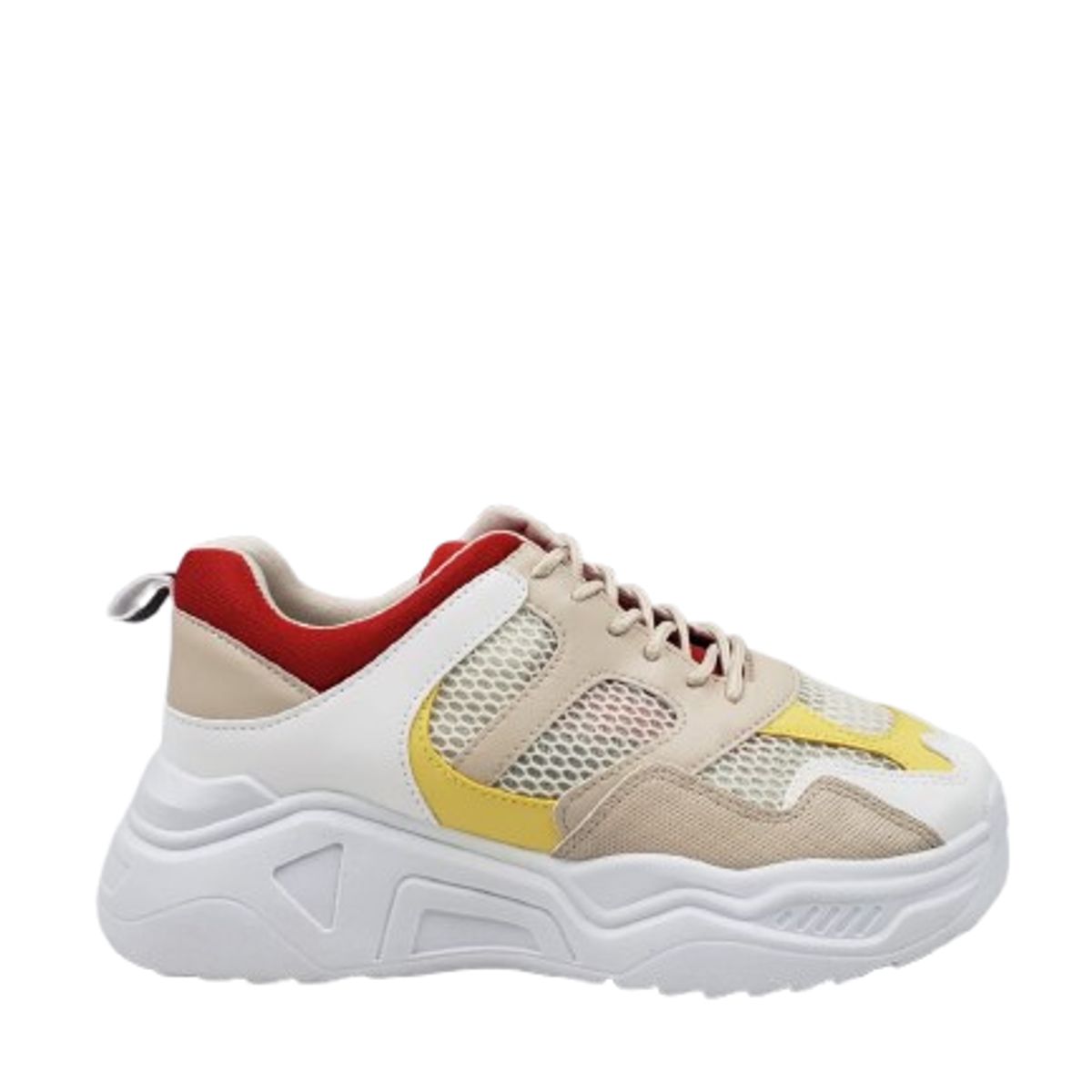 HERIEL - Zapatilla Beige Urbana