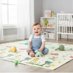 GENERICO - Alfombra Goma Eva Infantil 180x200cm 0.8cm Animales