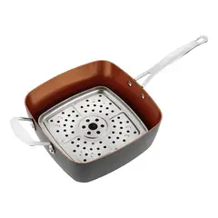 MARMICOC - Sarten Multiusos 24 Cm Olla Freidora Antiadherente