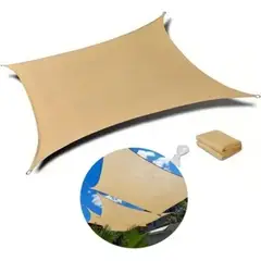 GENERICO - Carpa Toldo Vela Sombra Cuadrado 4x4 M Material Engrosado