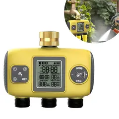 GENERICO - Programador Riego Automatico Controlador Digital 3 Zonas