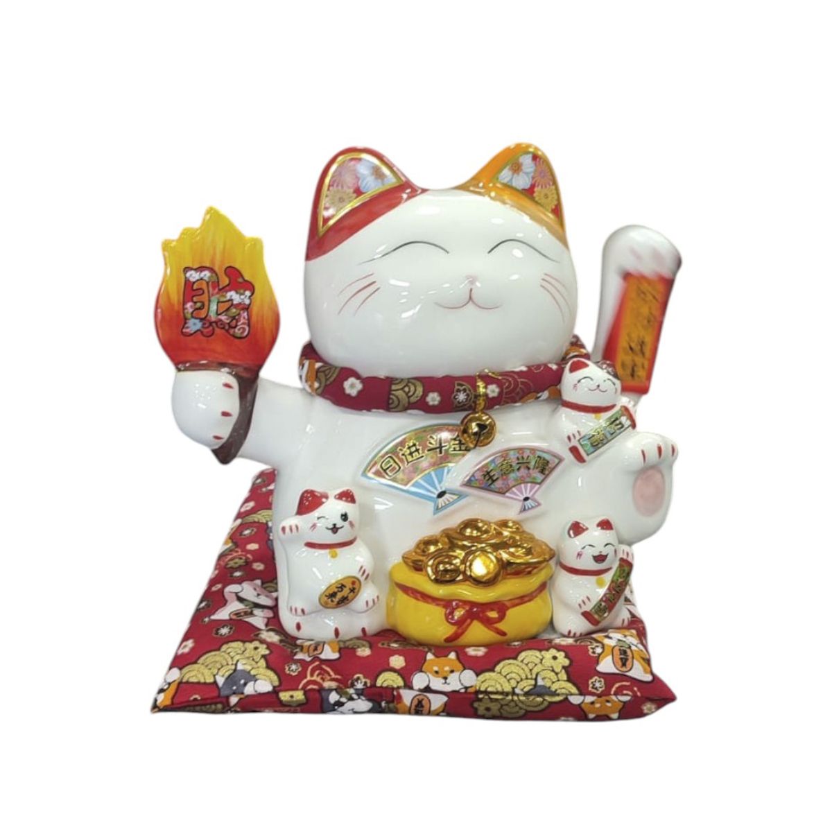 GENERICO - Adorno Gato De La Fortuna Y La Suerte Figura Decorativa