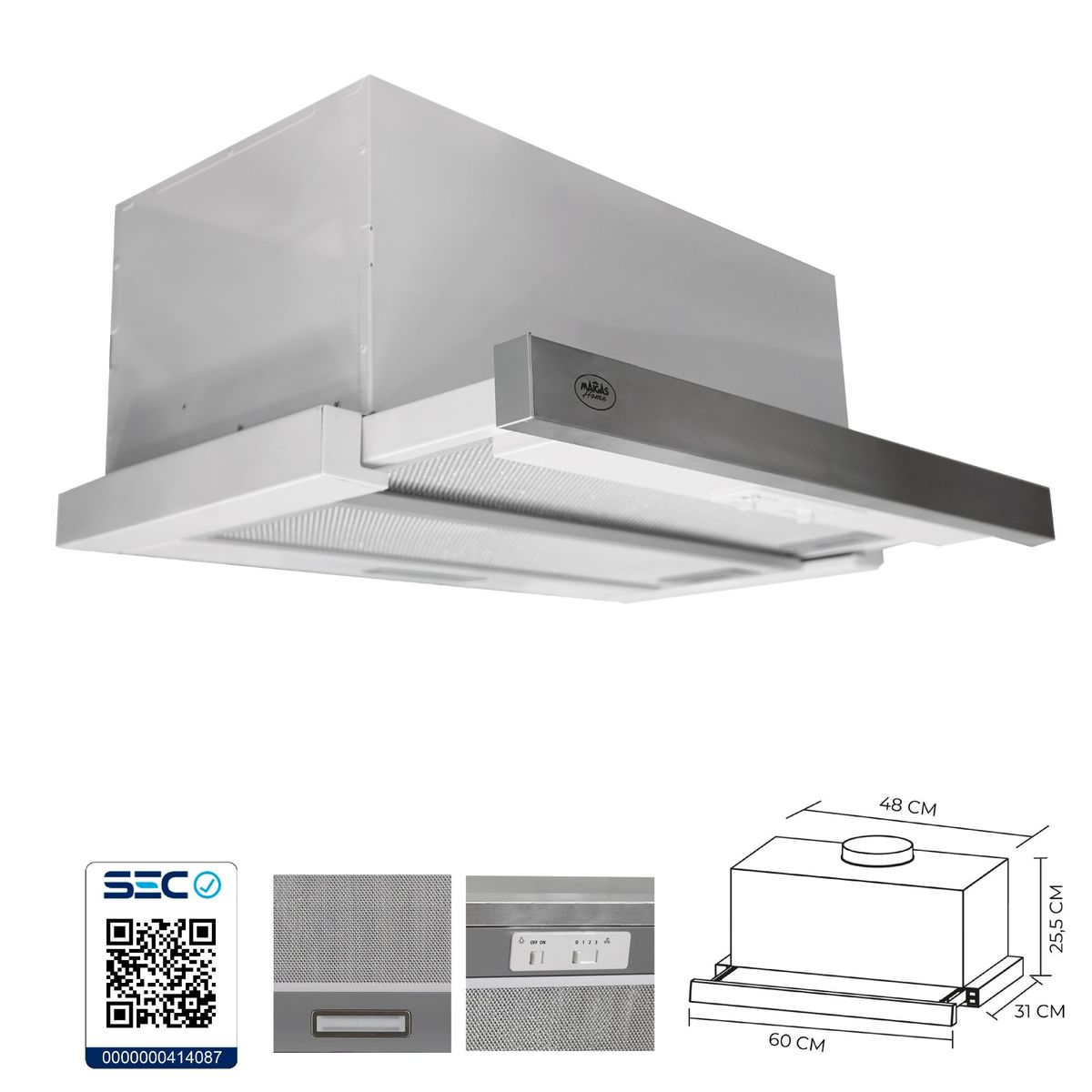 MAIGAS - KIT HORNO HE20M1 ENCIMERA HBS4508 CAMPANA 60L07G