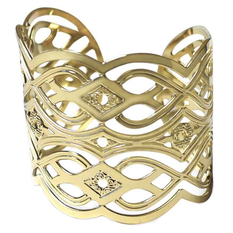 ANDREA COGGIOLA JOYAS - Anillo Venezia Calado Enchapado Oro 18 K