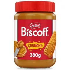 LOTUS - Crema Untable Biscoff Crunchy Vidrio 380 g Kiosclub