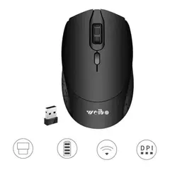 WEIBO - Mouse Óptico Inalámbrico Bluetooth USB.