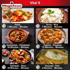 MAGEFESA - Olla A Presion 9 Litros Vital Express Aluminio