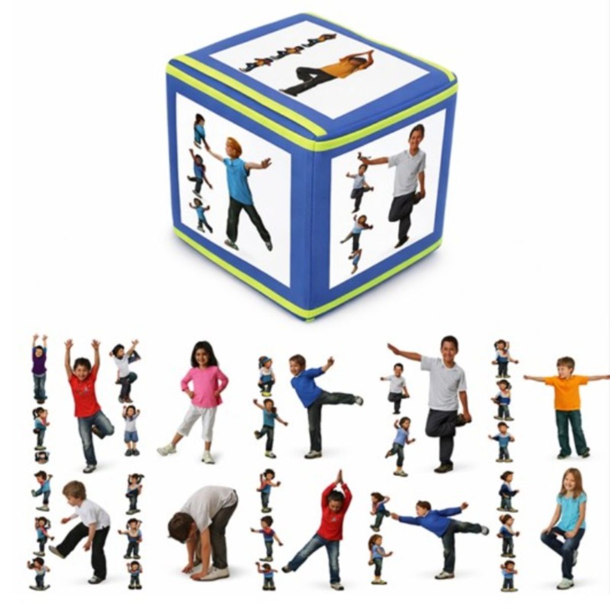 PLASTIMAR - JUEGO CUBO DE MOVIMIENTO CON TARJETAS 20X20