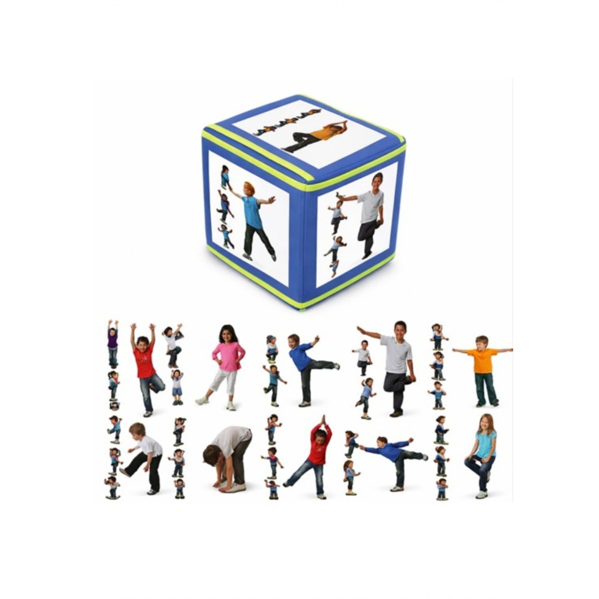 PLASTIMAR - JUEGO CUBO DE MOVIMIENTO CON TARJETAS 20X20