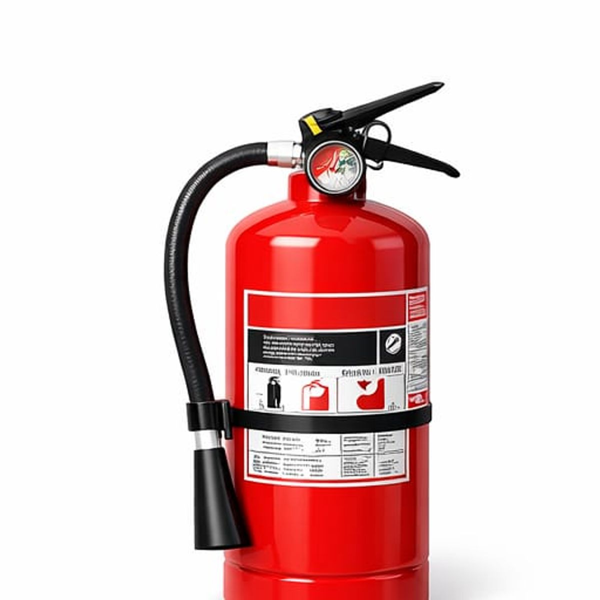 GENERICO - Extintor 4 Kg PQS ABC Multipropósito Certificado DS44 Hogar Oficina Vehículo