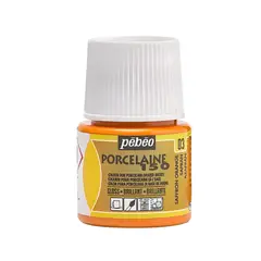 PEBEO - Pintura Porcelana Loza Porcelaine 150 Naranjo Azafran 45ml