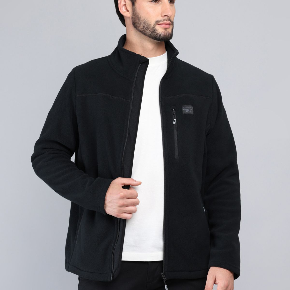 ARROW - Polerón Polar Regular Fit Negro Arrow ARROW