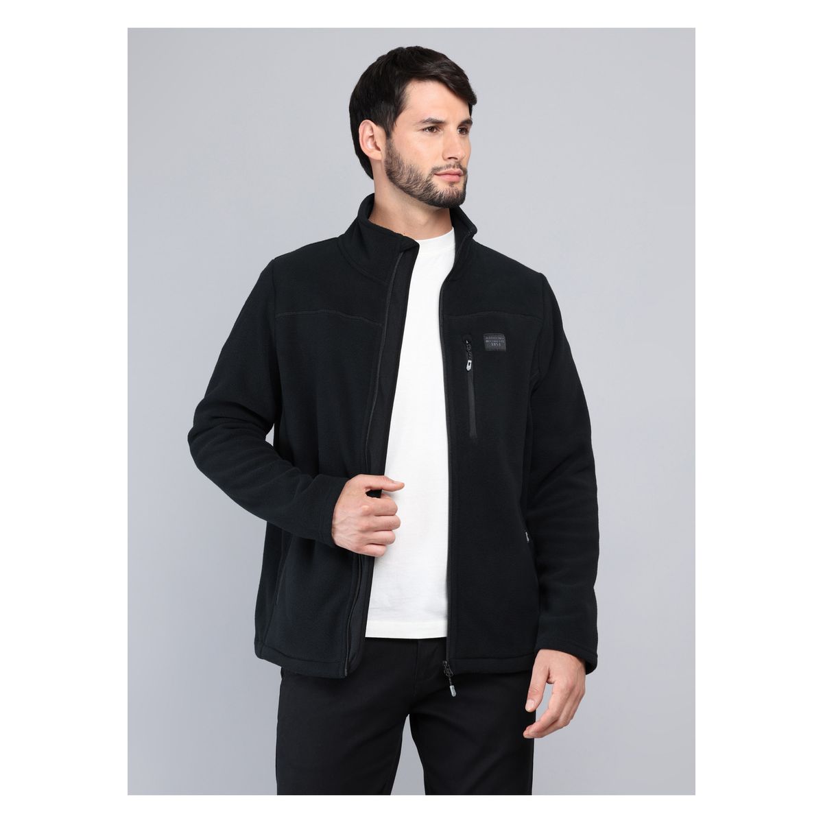 ARROW - Polerón Polar Regular Fit Negro Arrow ARROW