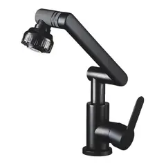 GENERICO - Llave Grifería Lavamanos Monomando Cuellos Giratorios 1080°