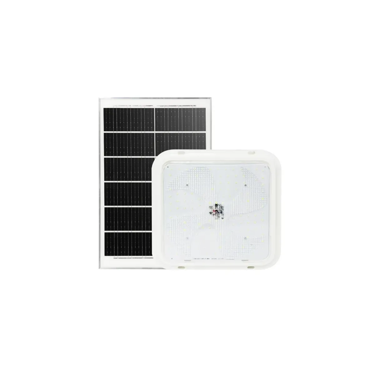 GENERICO - Lámpara Solar Foco 3 Tonos Cuadrada Con Panel Separado 200w