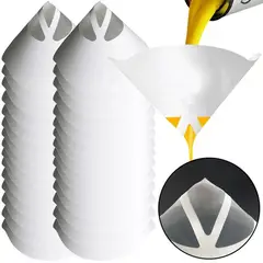 GENERICO - 100 Filtros Embudo Pintura Automotriz 100 Micras Desechables