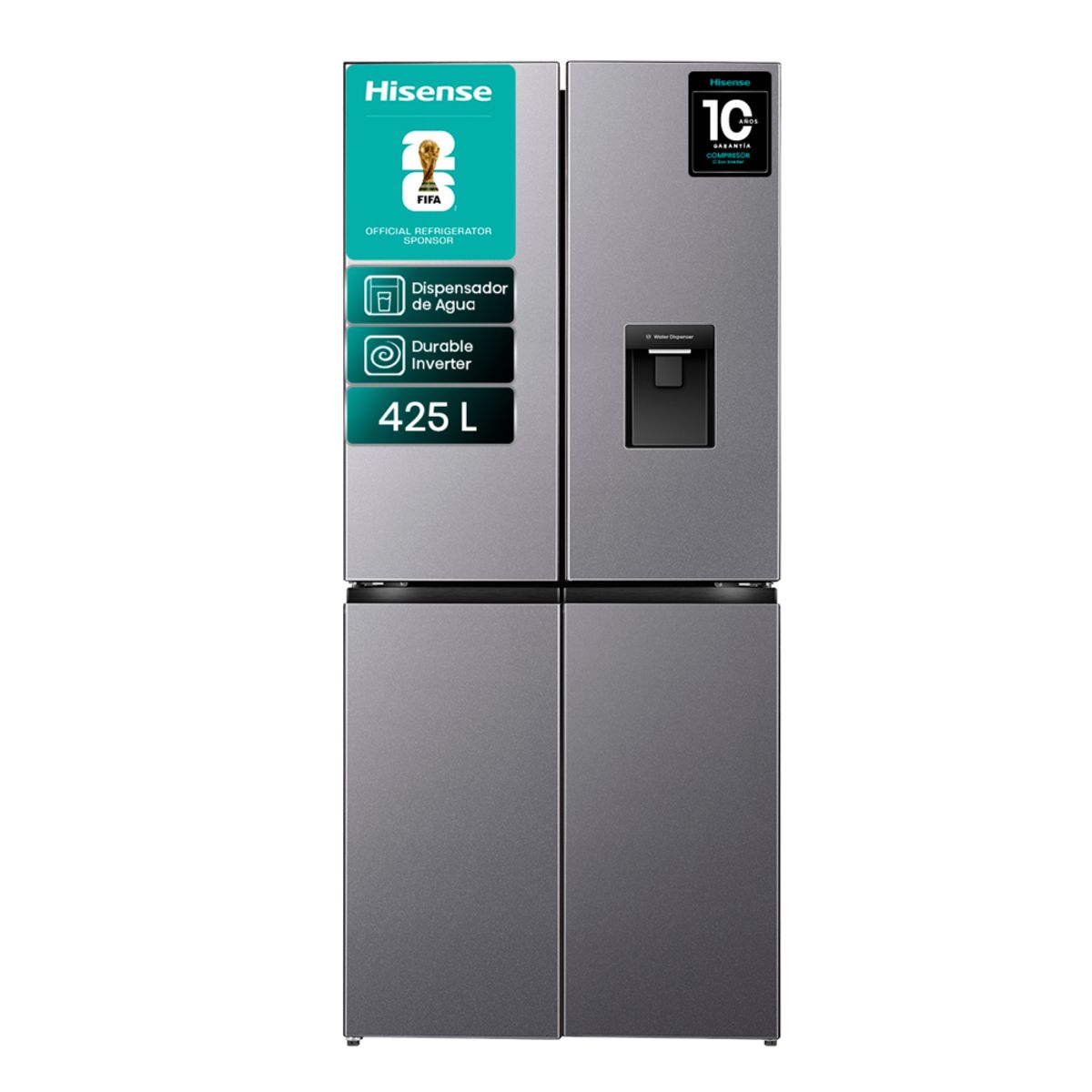 HISENSE - Cross Door 425 Lts No Frost RQ5P431NMDA