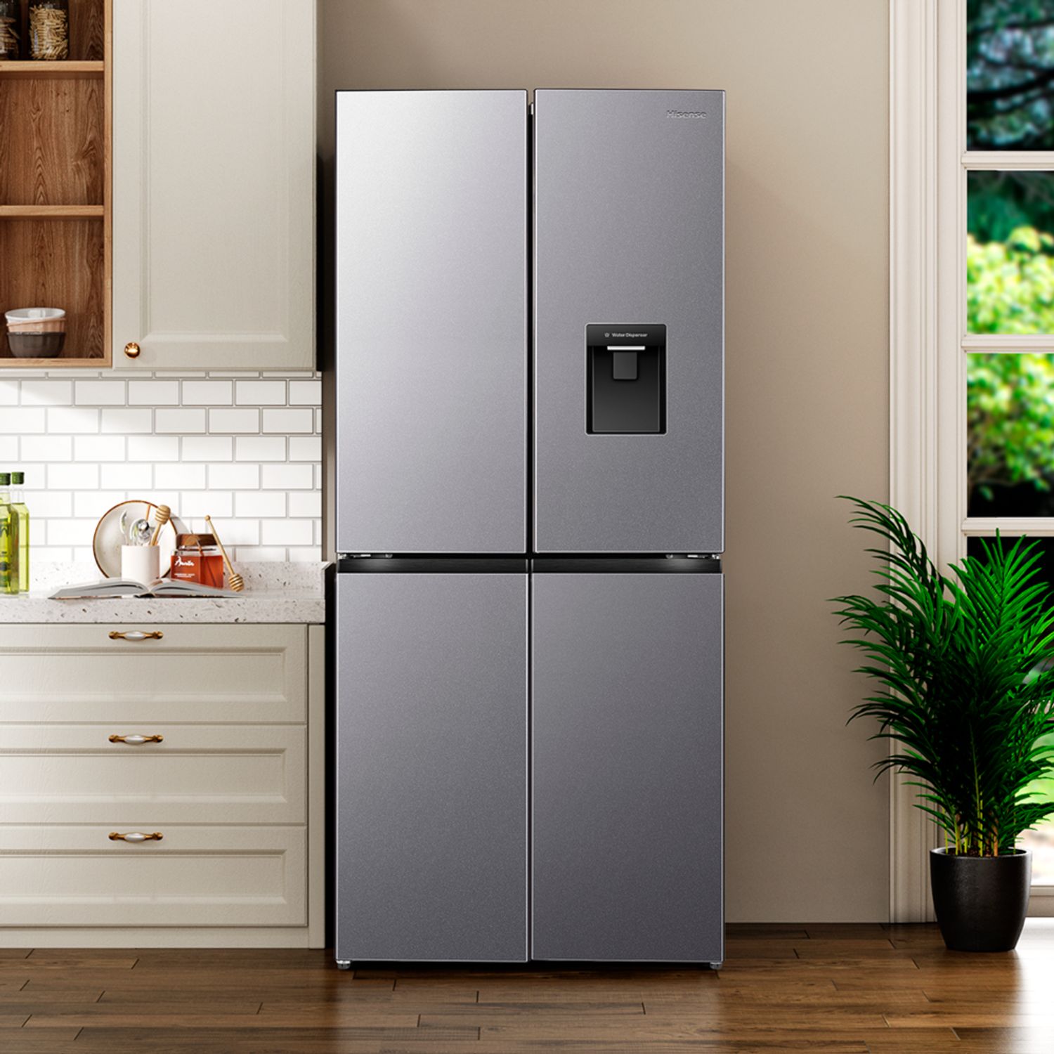 HISENSE Refrigerador Cross Door 425 Lts No Frost RQ5P431NMDA