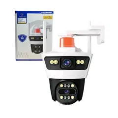 GENERICO - CAMARA DE VIGILANCIA IP WIFI -LAN INTERIOR JORTAN DOBLE CAMARA AAP YOOSEE RESOLUCION 3MP CON ALARMA