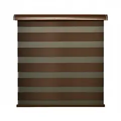 GUIZA - Cortina Roller Duo Blackout 100% Día y Noche Premium 100 X 200 Cm