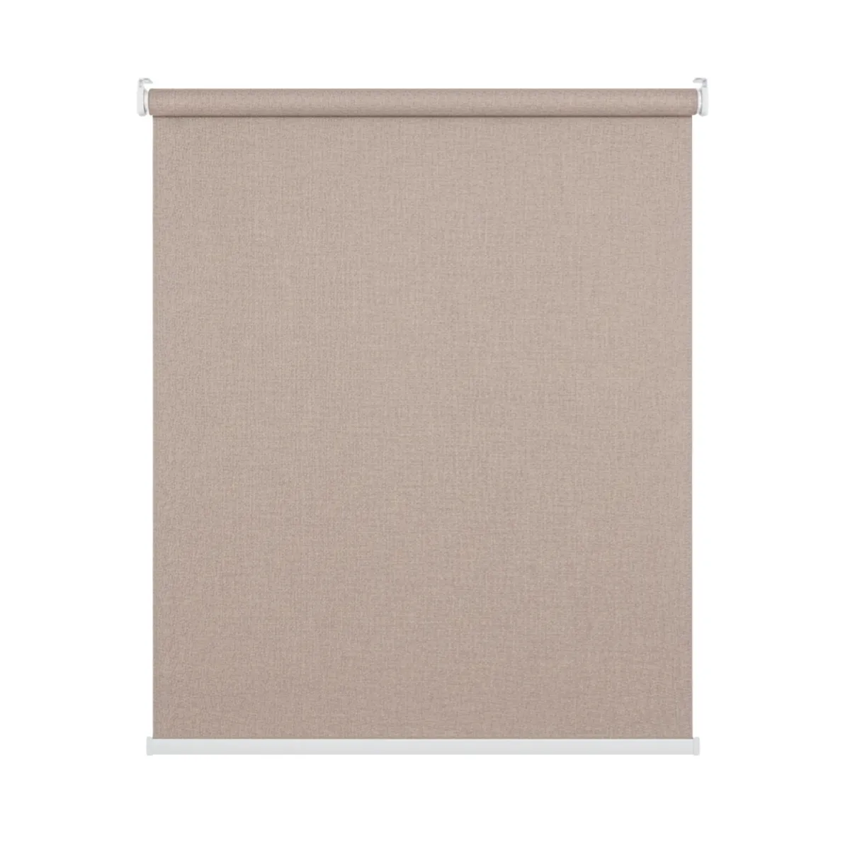 GUIZA - Cortina Roller Blackout 1 Paño 180 X 240 Cm Sin Cenefa Cafe Claro Lino Guiza