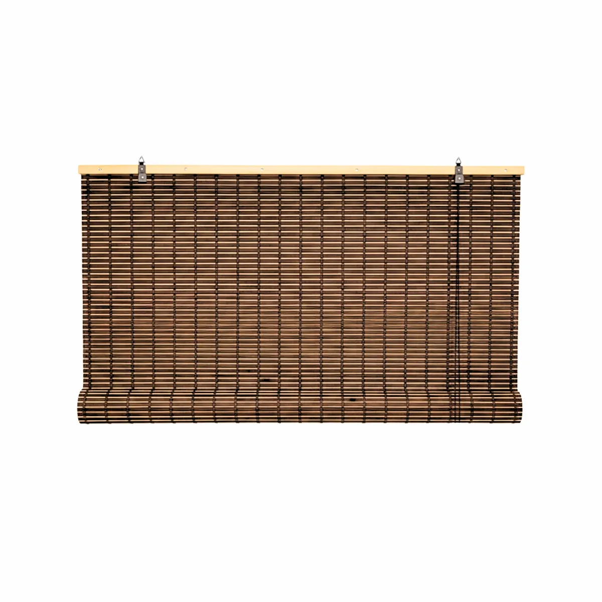 GUIZA - Cortina Roller Bambu Persiana Enrollable 90 X 200 Cafe Oscuro Guiza