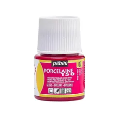 PEBEO - Pintura Porcelana Loza Porcelaine 150 Rojo Rubi 45ml